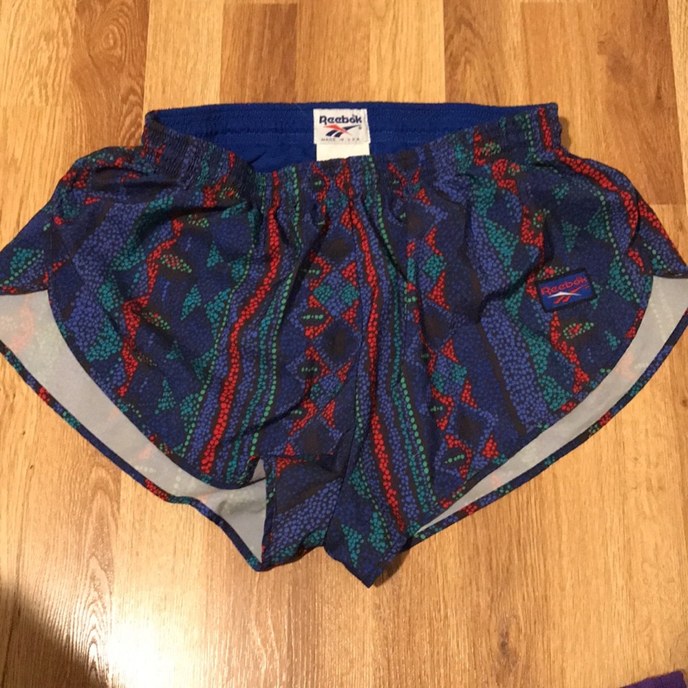 RETRO 80’s Vintage Reebok dolphin workout shorts